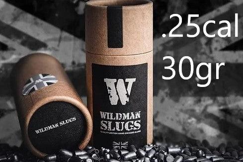 Wildman Hulspiss Slugs til Luftvåpen 6.35mm(.25) - 30gr 100stk - gameon.eu