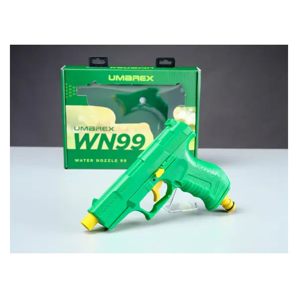 Walther WN99 vannpistol til hageslange, grønn, med emballasje