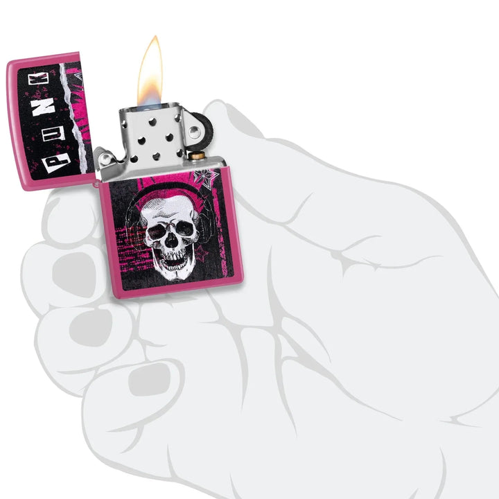 Punk Skull Design - Lighter