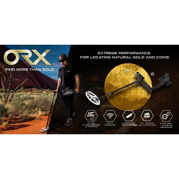 XP - ORX 22HF Metalldetektor - Lett, Trådløs og Presis - Game-On.no