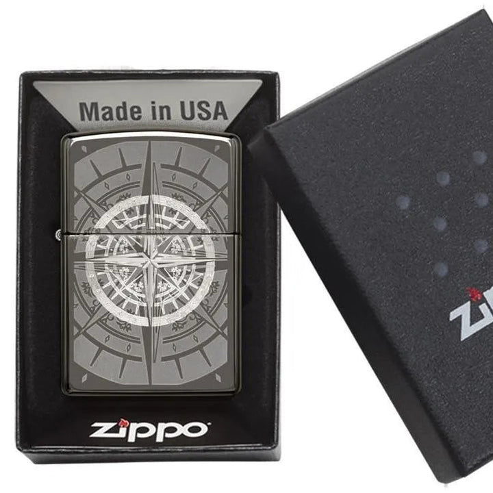 Zippo - Black Ice Kompass - Game-On.no