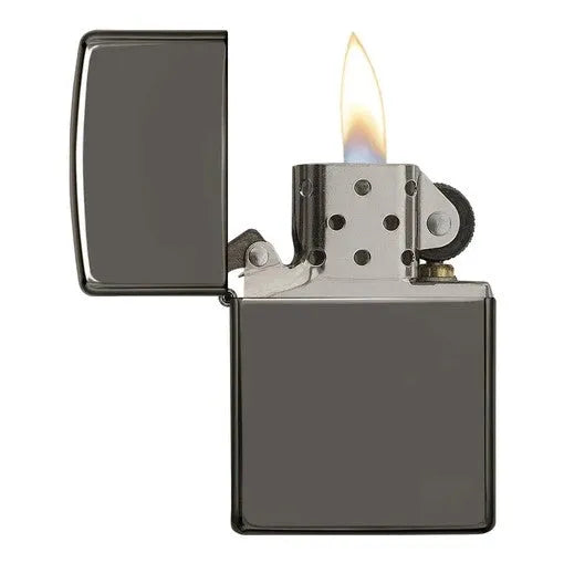 Zippo - Black Ice Lighter Pakke med Pipe Insert - Game-On.no