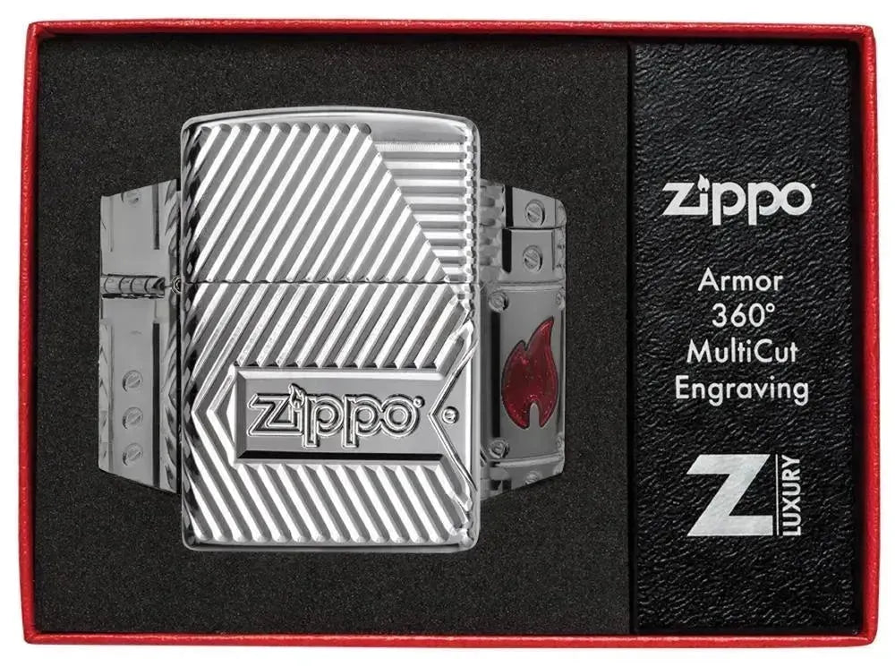 Zippo - Bolt Design - Armor 360 Degree Limited - Game-On.no