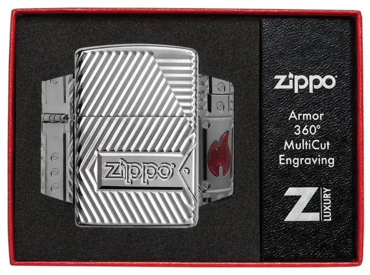 Zippo - Bolt Design - Armor 360 Degree Limited - Game-On.no
