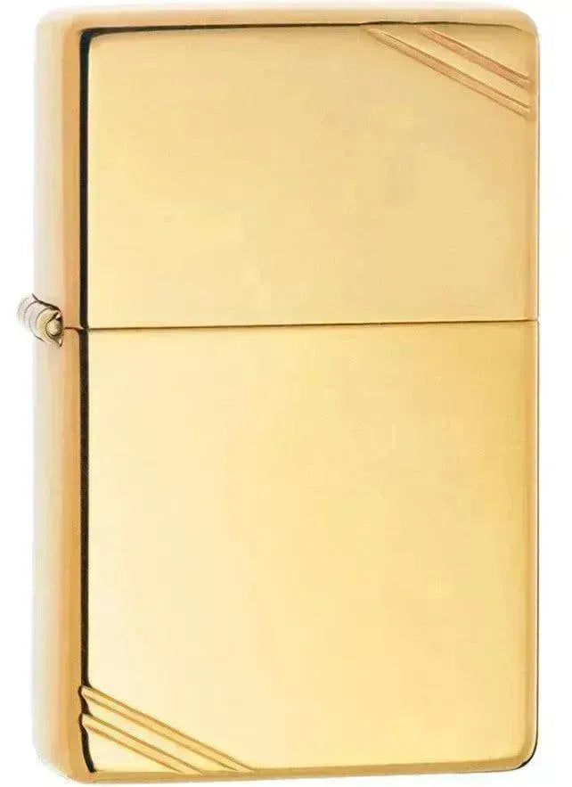 Zippo - High Polish Brass Vintage 1935 - Game-On.no