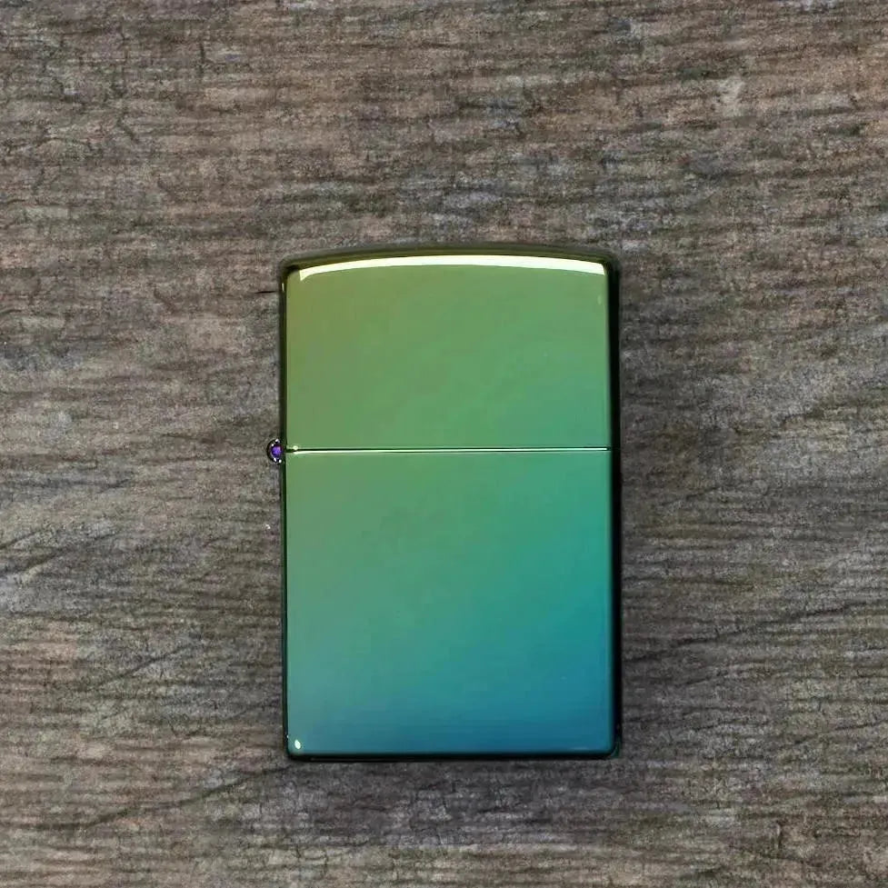 Zippo - Klassisk Høypolert Teal - Game-On.no