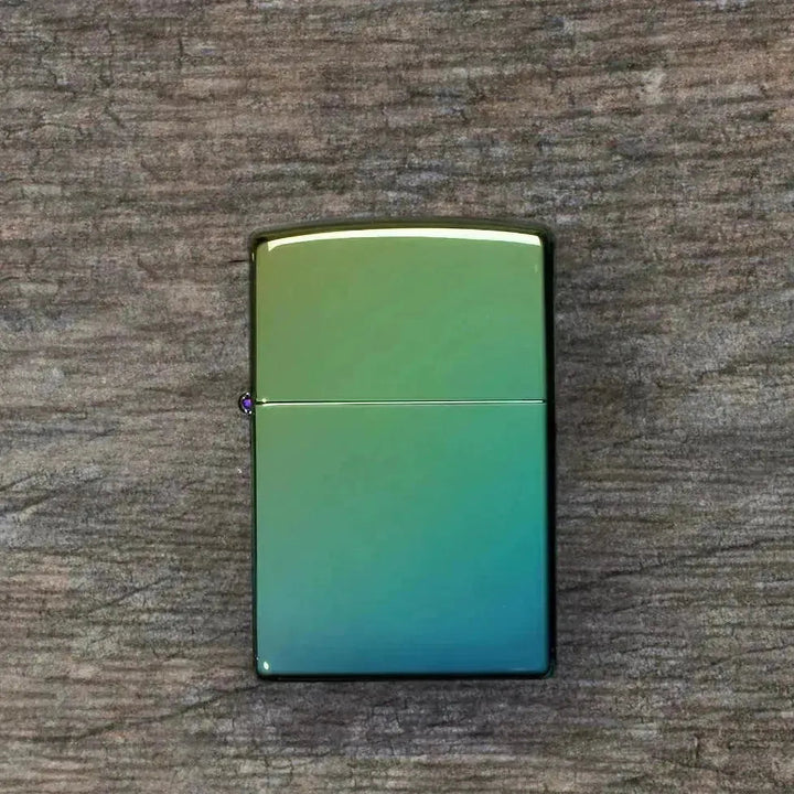 Zippo - Klassisk Høypolert Teal - Game-On.no