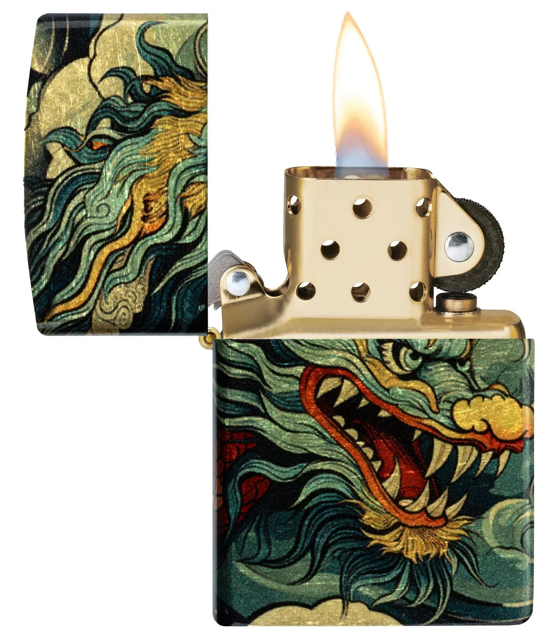 Zippo Lighter - 540 Dragon Fusion Design - Game-On.no