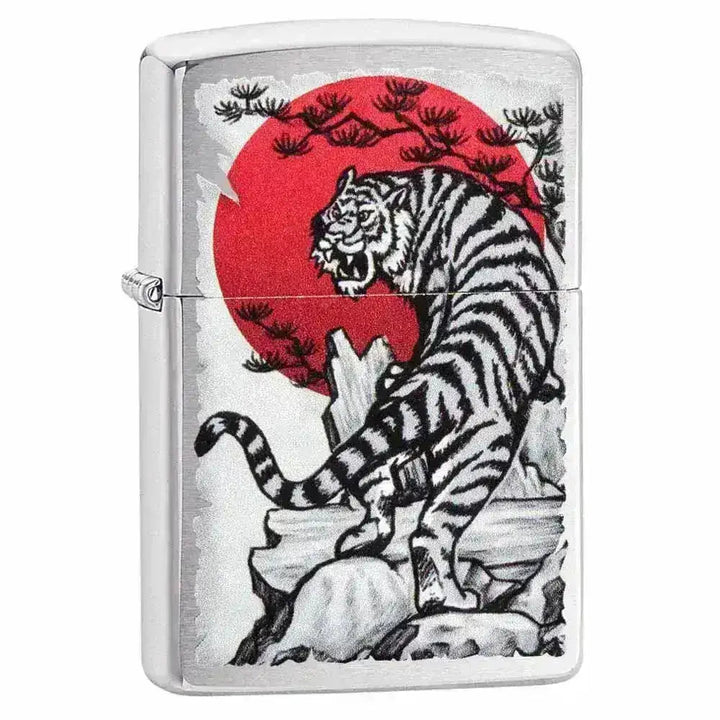 Zippo Lighter - Asian Tiger Design - Game-On.no
