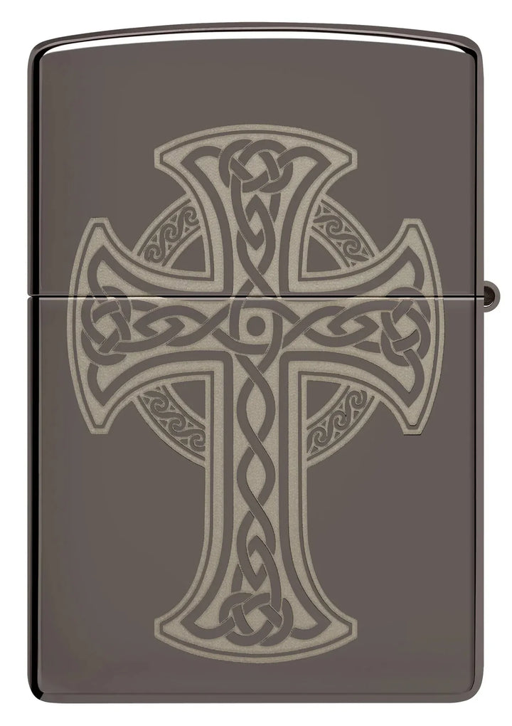 Zippo Lighter - Celtic Cross Design - Game-On.no
