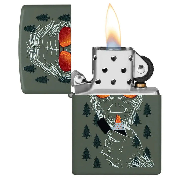Zippo Lighter - Zipsquatch (Yeti) Design - Game-On.no