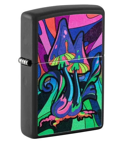 Zippo - Magic Mushrooms Neon Motiv - Game-On.no