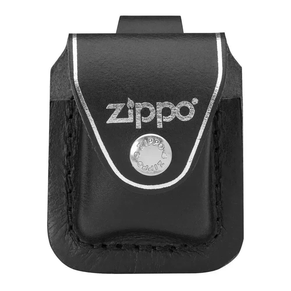 Zippo - Orginal Zippo Holder med beltefeste i skinn - Black - Game-On.no