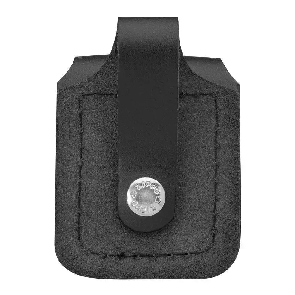 Zippo - Orginal Zippo Holder med beltefeste i skinn - Black - Game-On.no