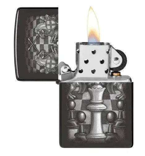 Zippo - Sjakk Design - Game-On.no