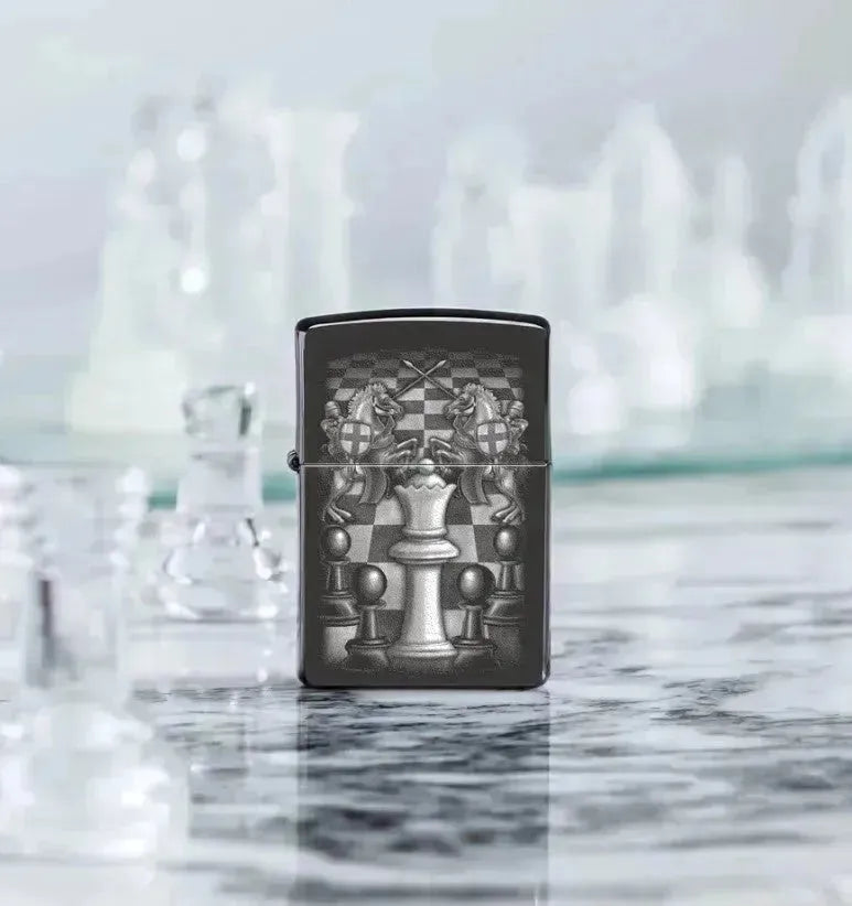 Zippo - Sjakk Design - Game-On.no
