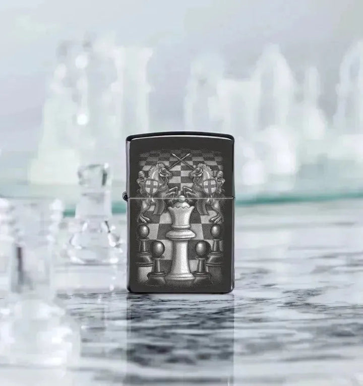 Zippo - Sjakk Design - Game-On.no