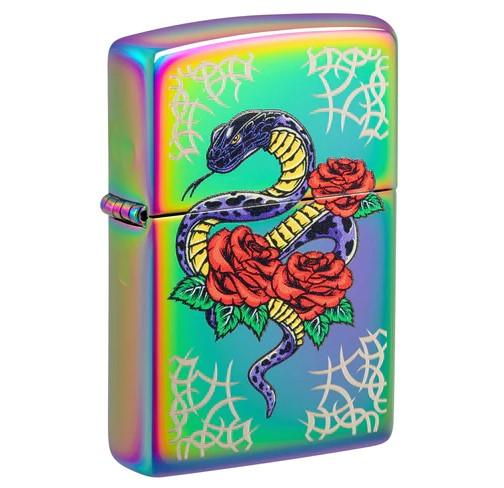 Zippo - Slange og Rose Design - gameon.eu