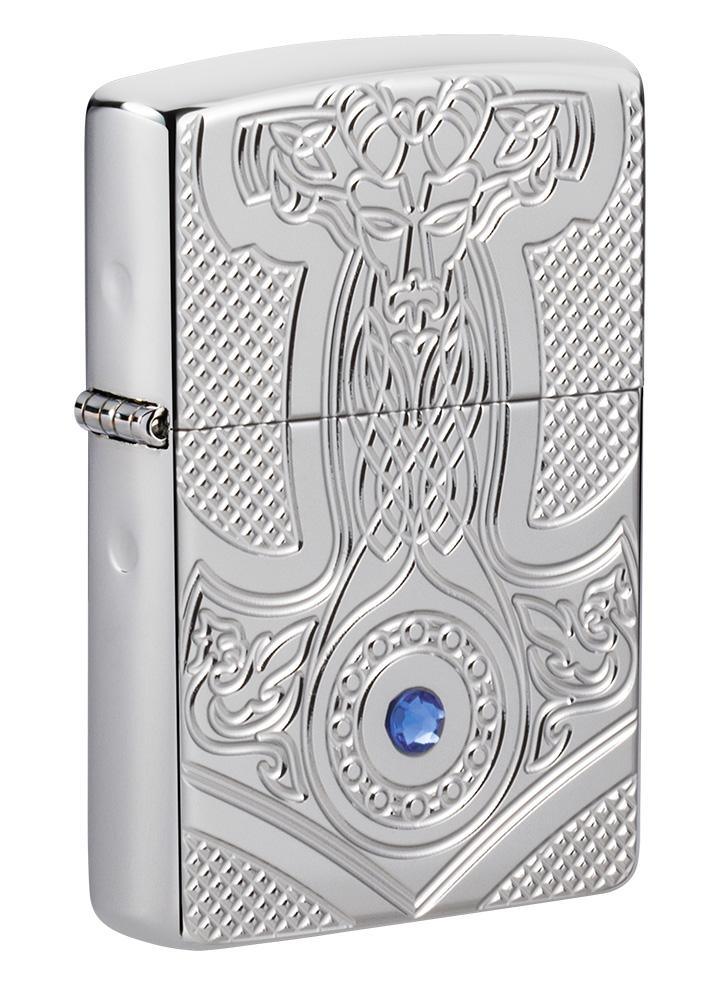 Zippo - Tors Hammer (Mjølner) Design Limited - Armor Lighter - gameon.eu