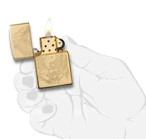 Zippo - Yin & Yang Drage og Tiger - Game-On.no