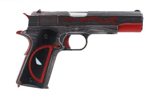 AW 1911 - Gas Powered Softgun Full Metal - Deadpool Edition